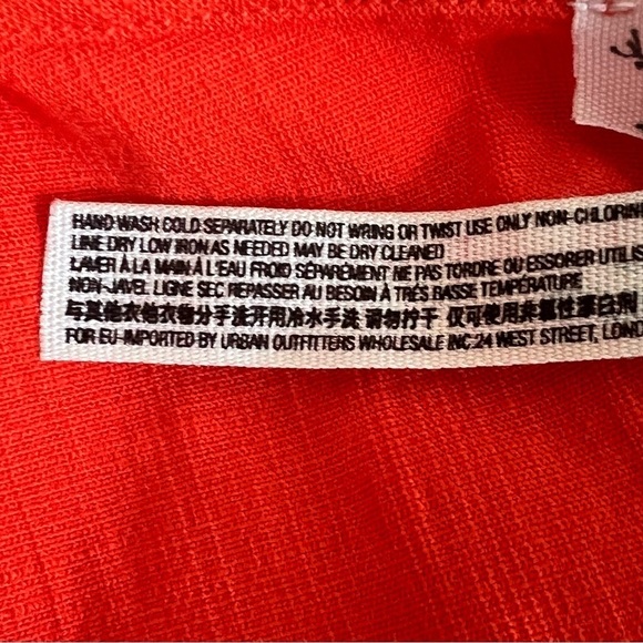 FREE PEOPLE Intimately V-Neck Wire Front Low Back Bodysuit Red NWT Size Large - Picture 8 of 12